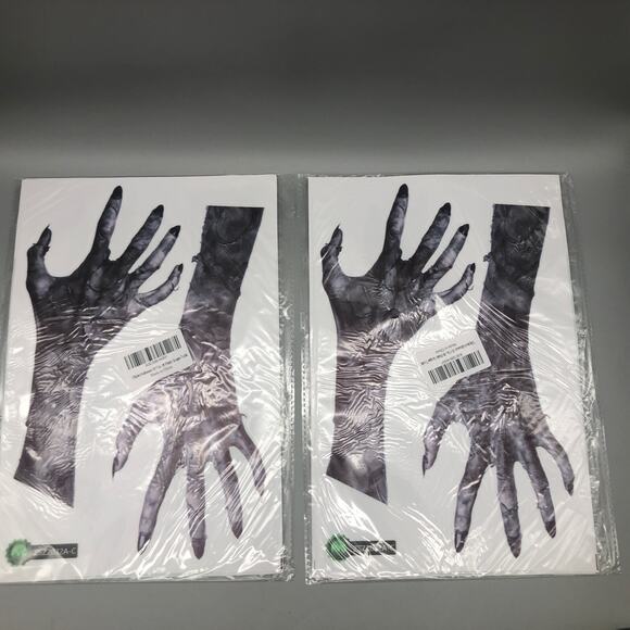 5 Styles Halloween 3D Claw Decoration Wall Stickers for Window Decor w/Scrapers - Picture 2 of 13